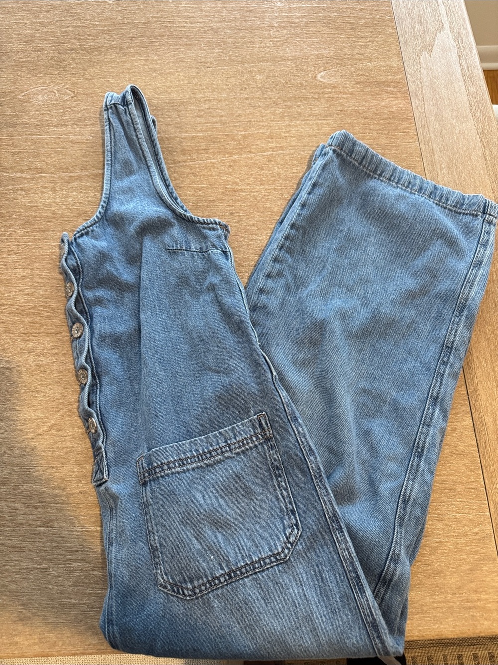 Rewash Light Blue Denim Overalls for Women